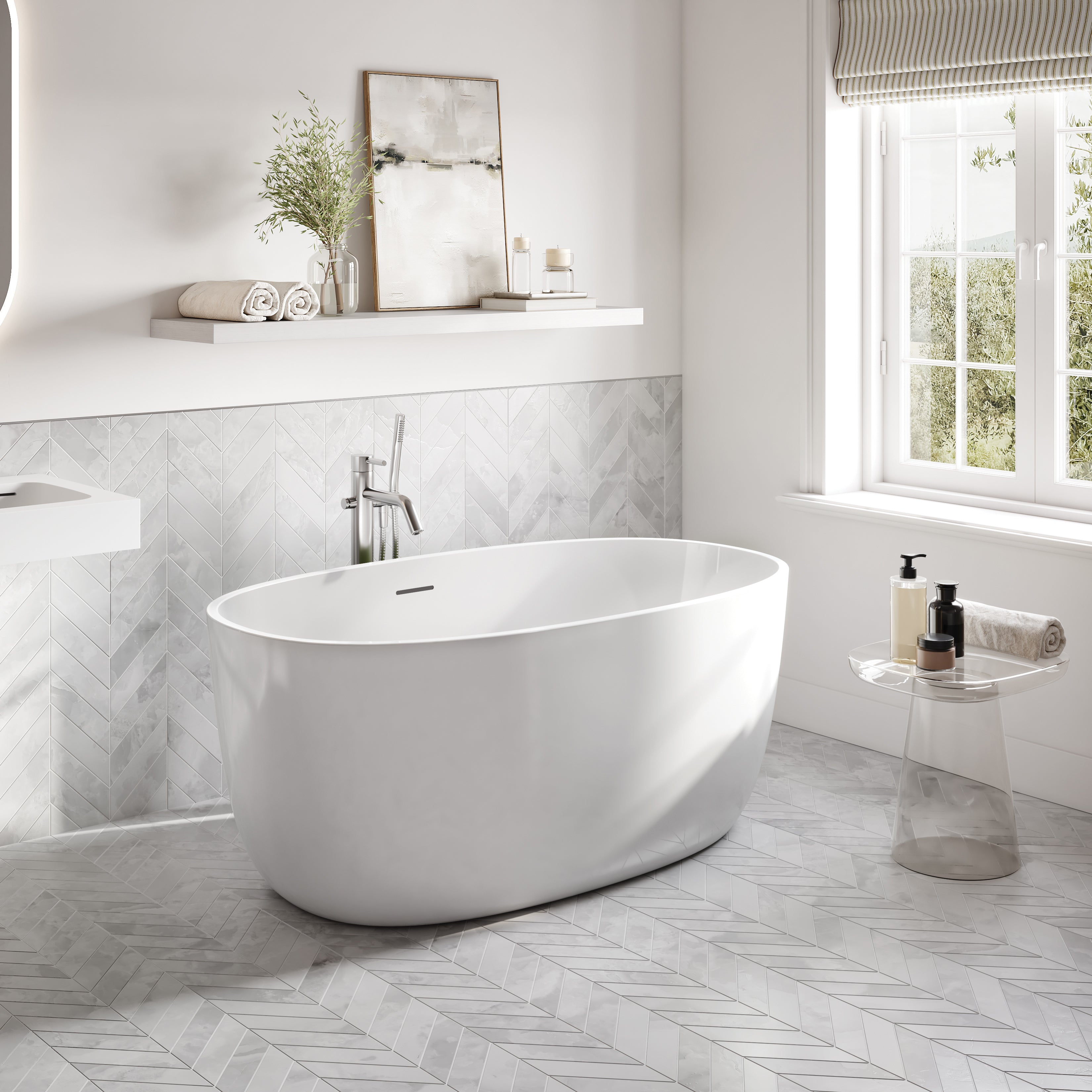 Solfege Petite - 55" Freestanding Tub